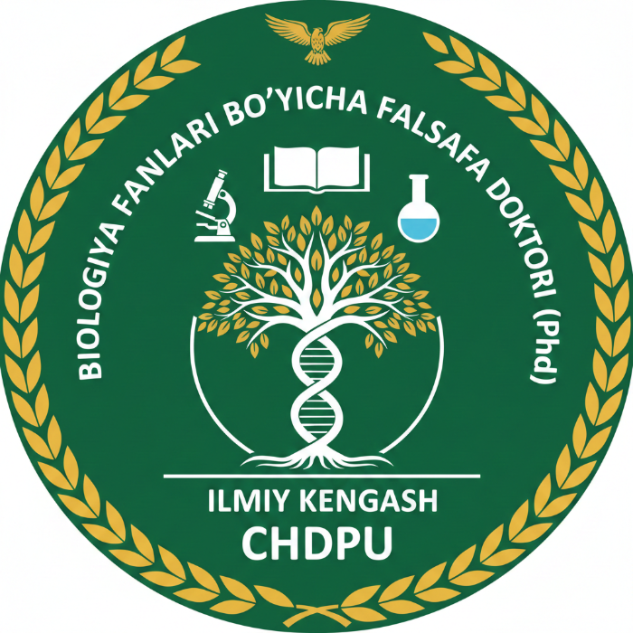 Biologiya fanlari  PhD.01/2025.27.12.B.04.05 - Ilmiy kengashlar